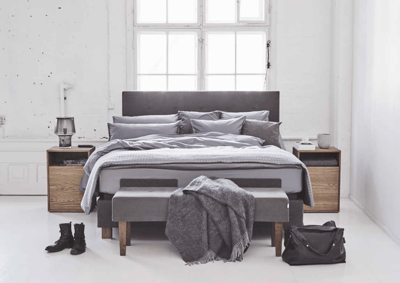 Individuelles Boxspringbett von FENNOBED Schweiz für gesundes Schlafen